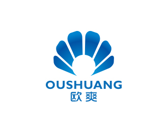 黃安悅的歐爽  OUSHUANGlogo設(shè)計