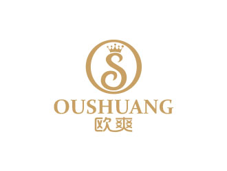 朱紅娟的歐爽  OUSHUANGlogo設(shè)計