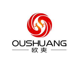 余亮亮的歐爽  OUSHUANGlogo設計