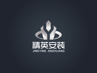 連杰的精英安裝logo設(shè)計