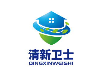 張俊的清新衛(wèi)士logo設計