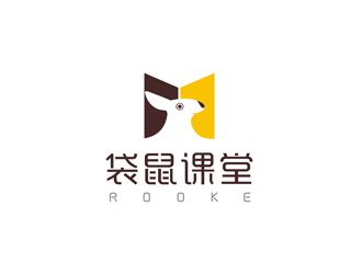 鄭國麟的袋鼠課堂輕食沙拉開店培訓logo設計logo設計