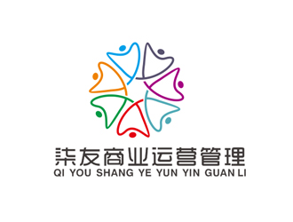 盛銘的安徽柒友商業(yè)運營管理有限公司logo設(shè)計