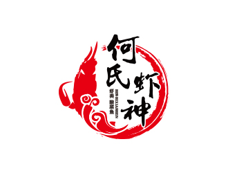 孫金澤的何氏蝦神. 酸菜魚logo設(shè)計(jì)