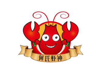 孫金澤的何氏蝦神. 酸菜魚logo設計