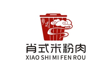 楊占斌的肖式米粉肉logo設(shè)計(jì)