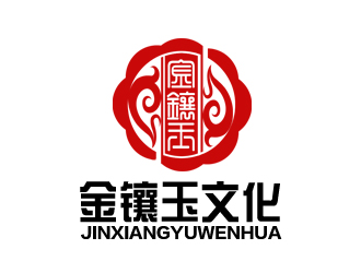 余亮亮的山西金鑲玉文化傳媒有限公司！金鑲玉logo設(shè)計(jì)