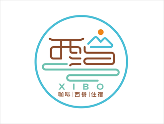 唐國強(qiáng)的西泊西餐咖啡店logo設(shè)計logo設(shè)計