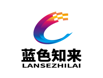 上海藍(lán)色知來科技有限公司logo設(shè)計(jì)