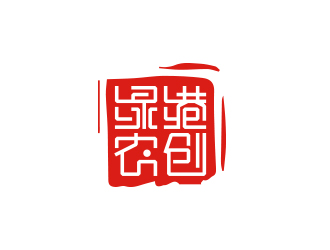 黃安悅的綠港農(nóng)創(chuàng)logo設(shè)計