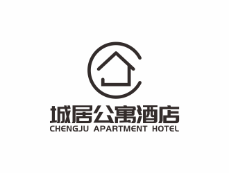 何嘉健的城居公寓酒店logo設(shè)計