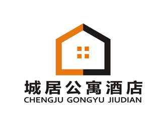 孫永煉的城居公寓酒店logo設(shè)計