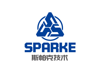 連杰的品牌：sparke ，公司名稱：秦皇島斯帕克技術(shù)工程有限公司logo設(shè)計(jì)