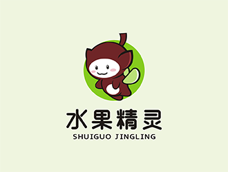 梁俊的水果精靈logo設(shè)計