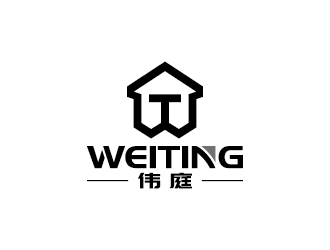 王濤的偉庭室內(nèi)裝飾裝修logo設(shè)計