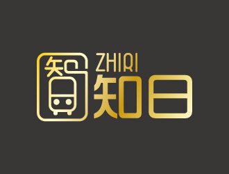 連杰的知日logo設(shè)計