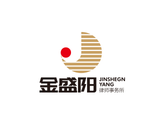 孫金澤的金盛陽律師事務(wù)所logo設(shè)計(jì)