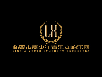 孫金澤的臨夏市青少年管樂交響樂團logo設(shè)計