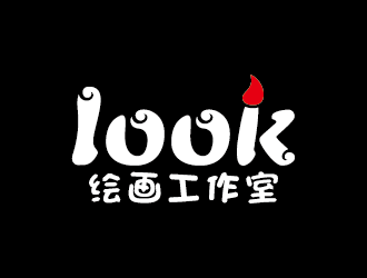 王濤的look繪畫工作室logo設(shè)計