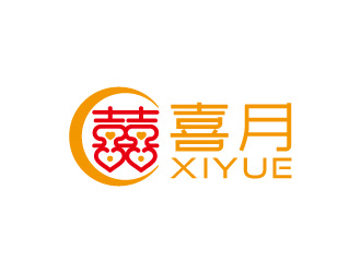 周金進的喜月logo設計