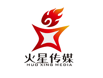 盛銘的火星傳媒logo設(shè)計(jì)