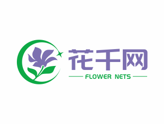 何嘉健的花千網(wǎng)logo設計