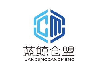 劉業(yè)偉的藍鯨倉盟logo設計