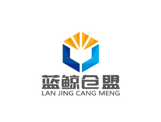 周金進的藍鯨倉盟logo設計