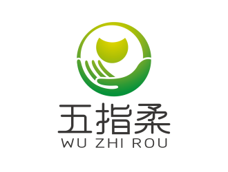 安冬的五指柔美容羊身會所logo設計