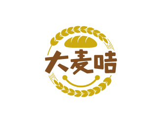 張俊的大麥咭蛋糕店logologo設(shè)計