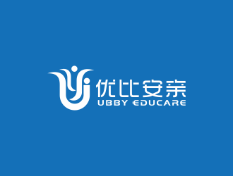 湯儒娟的優(yōu)比安親兒童教育logo設計