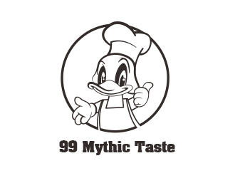 黃安悅的99 Mythic Tastelogo設(shè)計