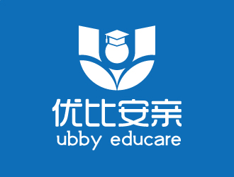 張俊的優(yōu)比安親兒童教育logo設計