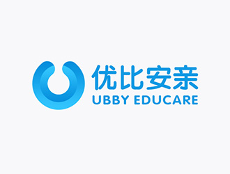 吳曉偉的優(yōu)比安親兒童教育logo設計