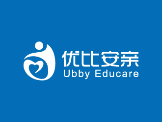 葉美寶的優(yōu)比安親兒童教育logo設計