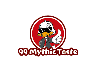 王濤的99 Mythic Taste（成功時期的鴨子）logo設計