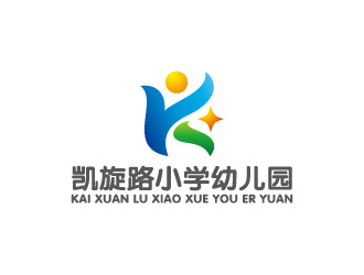 周金進的獲嘉縣凱旋路小學幼兒園logo設計