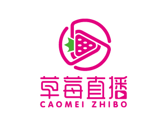 葉美寶的草莓直播APP電商logo設(shè)計logo設(shè)計