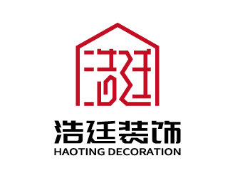 張曉明的石家莊市浩廷建筑裝飾工程有限公司logologo設(shè)計(jì)