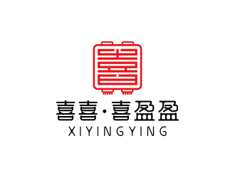 孫金澤的喜喜.喜盈盈logo設(shè)計