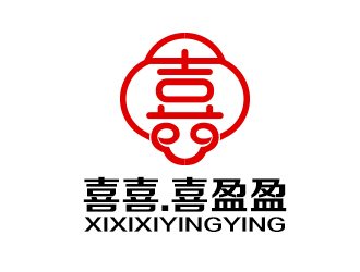 余亮亮的喜喜.喜盈盈logo設(shè)計