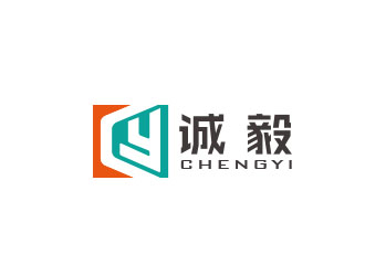 朱紅娟的誠(chéng)毅室內(nèi)裝飾設(shè)計(jì)工作室logo設(shè)計(jì)