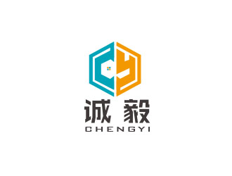 朱紅娟的誠(chéng)毅室內(nèi)裝飾設(shè)計(jì)工作室logo設(shè)計(jì)