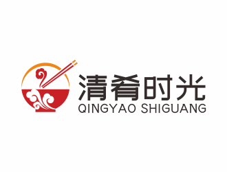 何嘉健的清肴時(shí)光快餐廳logologo設(shè)計(jì)