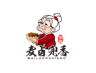 郭慶忠的麥鹵兜香食品logo設計