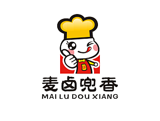 勞志飛的麥鹵兜香食品logo設(shè)計(jì)