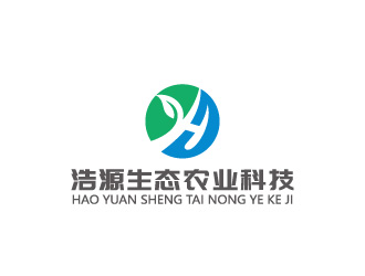 周金進的浩源生態(tài)農業(yè)科技logo設計