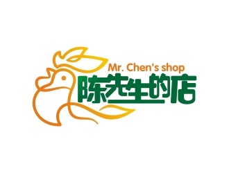 曾翼的陳先生的店logo設(shè)計(jì)