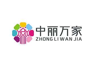 勞志飛的中麗萬家logo設計