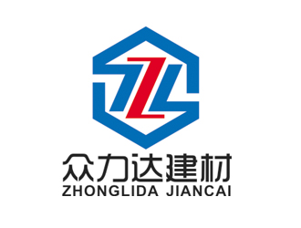 趙鵬的江蘇眾力達建材科技有限公司logo設(shè)計